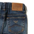 Baby Denim Wash Jeans 29493 by Armani Junior from Hurleys