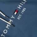 Mens Aegean Sea Tommy Logo Hoodie 138363 by Tommy Hilfiger from Hurleys