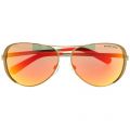 Womens Gold & Orange Mirror Chelsea Sunglasses 12181 by Michael Kors from Hurleys