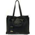 Womens Black Gaitier Exotic Stab Stitch Large Tote Bag 12086 by Ted Baker from Hurleys
