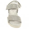 Girls Silver Beatrice Sandals (25-35) 44476 by Lelli Kelly from Hurleys