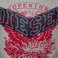 Mens Grey T-Diego-Go S/s Tee Shirt 56636 by Diesel from Hurleys