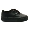 Toddler Black Authentic Leather Trainers (4-9) 22999 by Vans from Hurleys