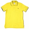 Boys Yellow Tipped S/s Polo Shirt (10yr+) 73185 by Armani Junior from Hurleys