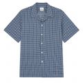 Mens Blue Tile Print Casual Fit S/s Shirt 137919 by PS Paul Smith from Hurleys