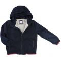 Boys Navy Branded Hooded Jacket 16694 by BOSS from Hurleys