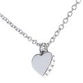 Ted Baker Necklace Womens Silver Hara Heart Pendant