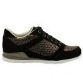 Womens Black Avelyn Metallic Basket Weave Trainers 39622 by UGG from Hurleys