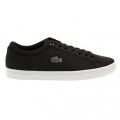 Mens Black Straightset Trainers 47053 by Lacoste from Hurleys