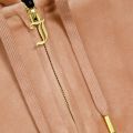 Womens Café au Lait Robertson Gold Zip Hoodie 138308 by Juicy Couture from Hurleys