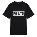 Mens Black P5 LTD Reg Fit S/s T Shirt 137895 by PS Paul Smith from Hurleys