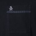 Mens Dark Sapphire Tape Pocket S/s Tee Shirt 31276 by Original Penguin from Hurleys