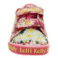Girls Pink Daisy Velcro Trainers (24-33) 68804 by Lelli Kelly from Hurleys