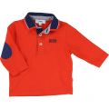 Baby Red Tipped Collar L/s Polo Shirt 18888 by BOSS from Hurleys