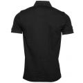 Mens Black Large Branded S/s Polo Shirt 22967 by Aquascutum from Hurleys