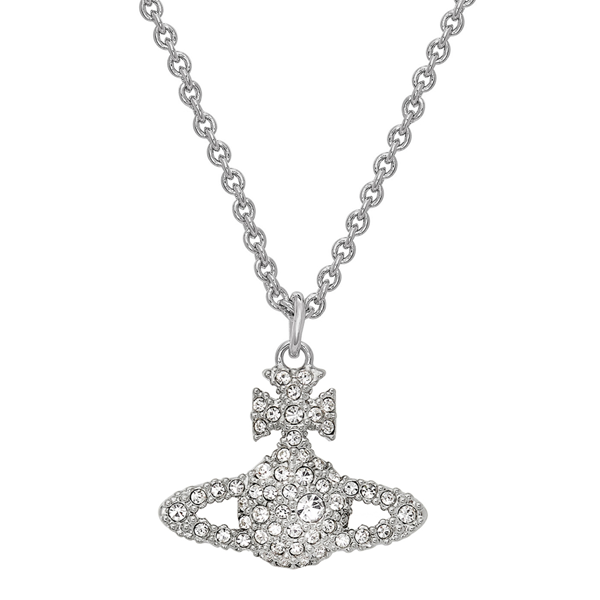 Vivienne Westwood Necklace Womens Platinum/Crystal Annalisa Pendant ...