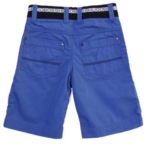 Boys Blue Branded Waistband Shorts 35452 by BOSS from Hurleys