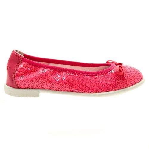 Girls Fuchsia Pailettes Ballet Pumps (26-35) 44500 by Lelli Kelly from Hurleys