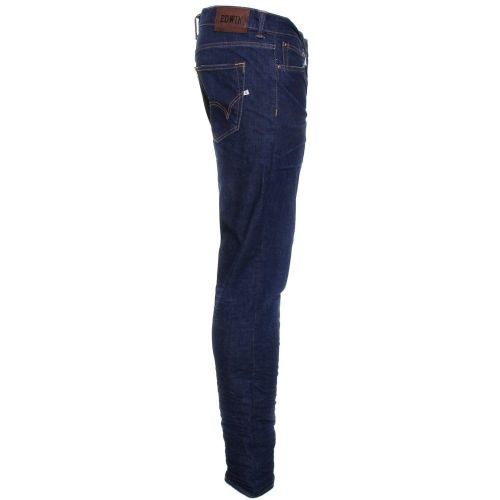 Mens 12.5oz Blue Soak Wash ED-80 Slim Tapered Fit Jeans 68852 by Edwin from Hurleys