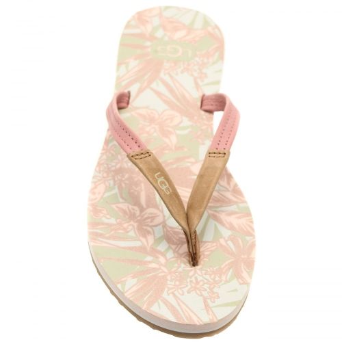 Womens Tropical Blush Magnolia Island Floral Flip Flops 39650 by UGG from Hurleys