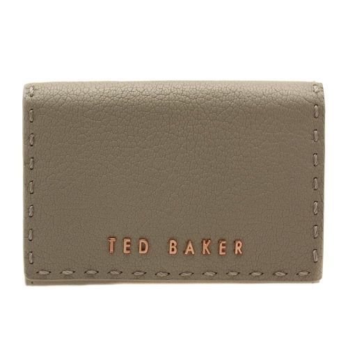Womens Light Grey Cellano Stab Stich Leather Mini Purse 35356 by Ted Baker from Hurleys