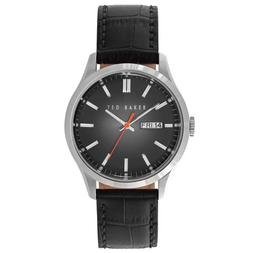Mens Black Sunray Leather Strap Watch 16594 by Ted Baker from Hurleys