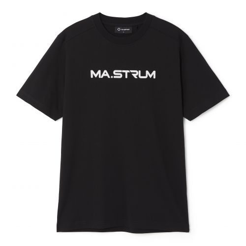 Mens Jet Black Chest Print S/s T 138328 by MA.STRUM from Hurleys