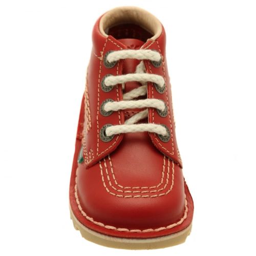 Infant Red & Natural Kick Hi (5-12) 47000 by Kickers from Hurleys