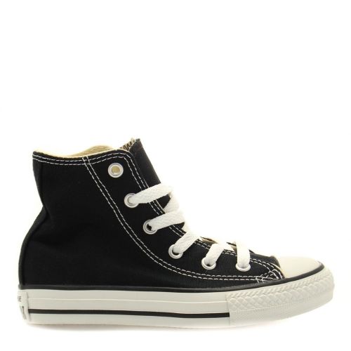 Youth Black Chuck Taylor All Star Hi (10-2) 49637 by Converse from Hurleys