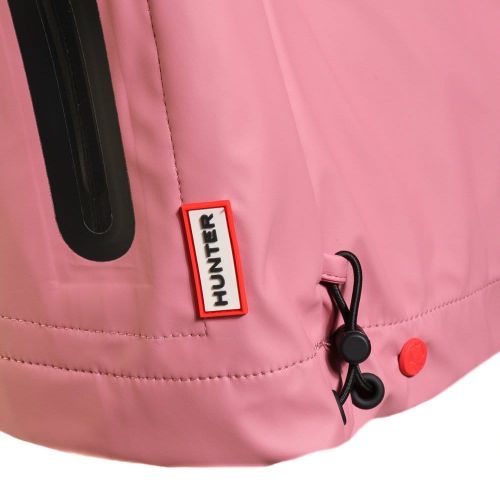 Womens Rhodonite Pink Rubberised Windcheater Jacket 25006 by Hunter from Hurleys