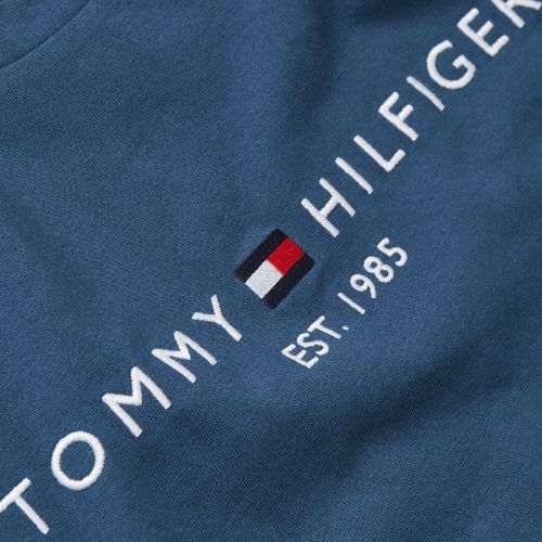 Mens Aegean SeaTommy Logo S/s T Shirt 138369 by Tommy Hilfiger from Hurleys