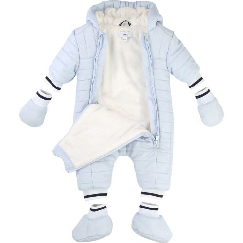 Baby Blue Tipped Snowsuit 16664 by BOSS from Hurleys