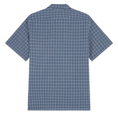 Mens Blue Tile Print Casual Fit S/s Shirt 137920 by PS Paul Smith from Hurleys