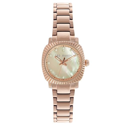 Womens Mother Of Pearl Dial Rose Gold Bracelet Strap Watch 52030 by Ted Baker from Hurleys