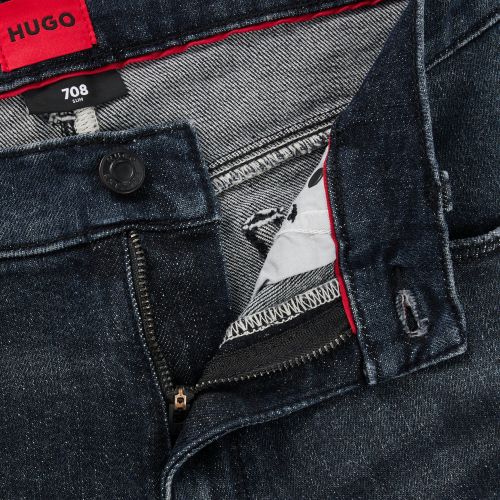 Mens Charcoal 708 Slim Fit Jeans 138554 by HUGO from Hurleys