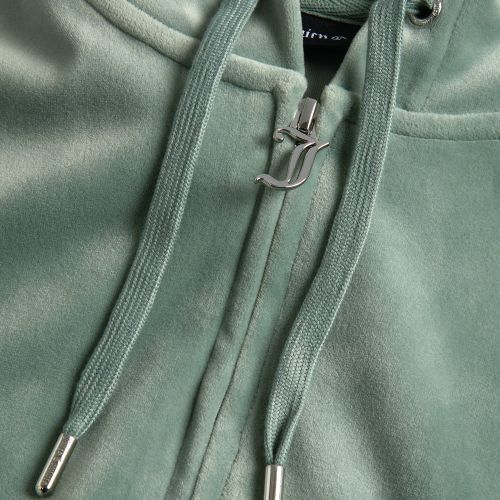 Womens Chinois Green Robertson Classic Zip Hoodie 138318 by Juicy Couture from Hurleys