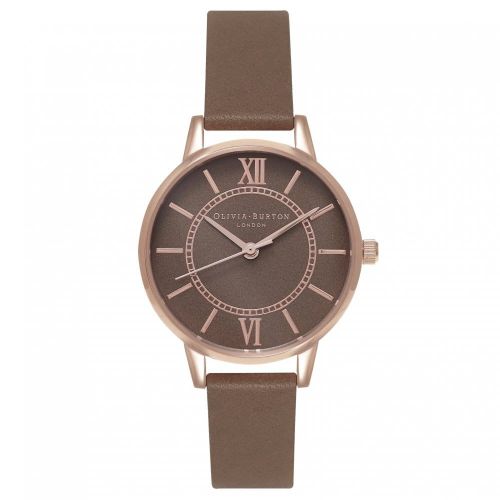 Womens Taupe & Rose Gold Wonderland Watch 29325 by Olivia Burton from Hurleys
