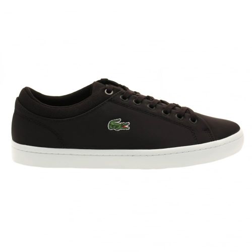 Mens Black Straightset Trainers 47053 by Lacoste from Hurleys