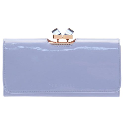 Womens Powder Blue Missti Patent Crystal Frame Matinee Purse 67418 by Ted Baker from Hurleys