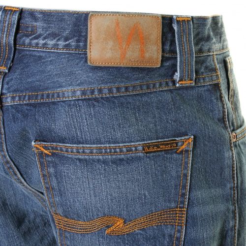 Mens True Classic Wash Steady Eddie Regular Fit Jeans 44435 by Nudie Jeans Co from Hurleys