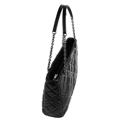 Womens Black Diamond Quilt Shopper Bag 138630 by Love Moschino from Hurleys