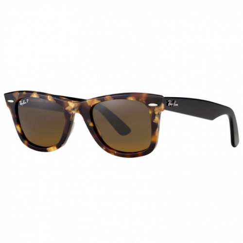 Spotted Brown Havana RB2140 Wayfarer Sunglasses 14411 by Ray-Ban from Hurleys