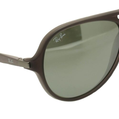 Matte Grey & Mirror RB4235 Sunglasses 49494 by Ray-Ban from Hurleys