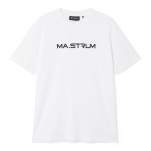 Mens Optic White Chest Print S/s T Shirt