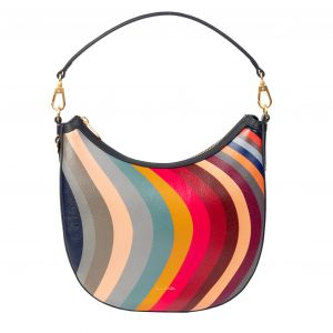 Womens Multicolour Swirl Mini Hobo Bag