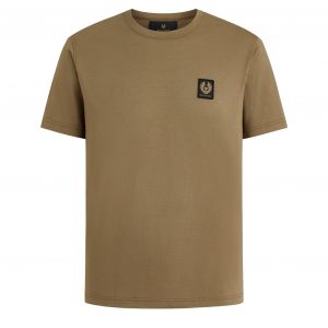 Mens Clay Brown Branded S/s T Shirt